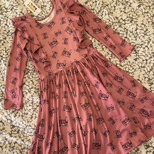 NWT DotDotSmile Ruffle dress size 8/10